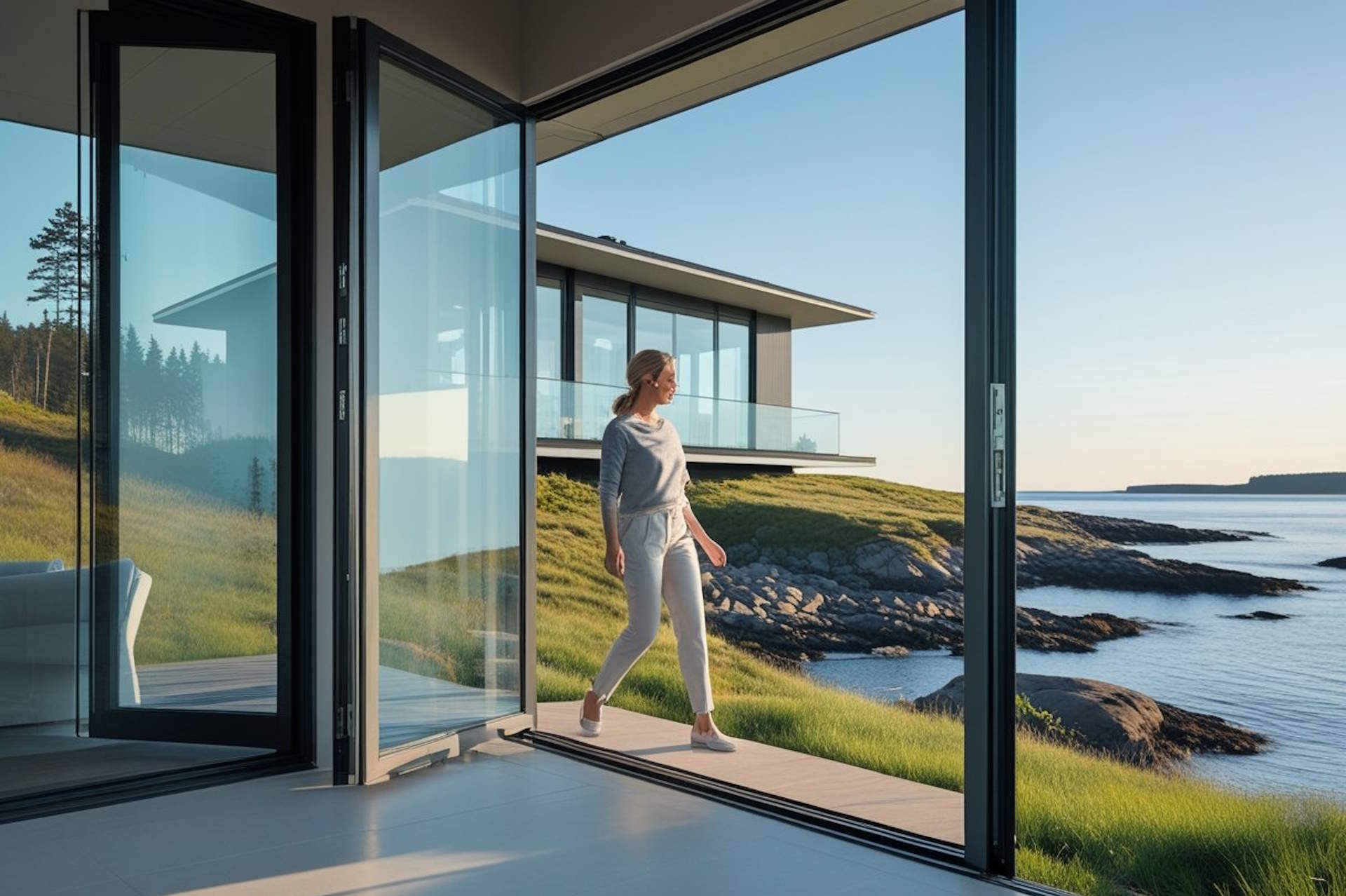 Ett fönster på glänt i Kungshamn